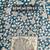 Blue bandhej print kalamkari pallu chanderi cotton saree with blouse piece
