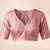 Rose pink floral chanderi silk saree with blouse piece