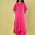 Pink handwoven linen khadi kurta and pant