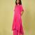 Pink handwoven linen khadi kurta and pant