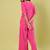 Pink handwoven khadi cotton co ord set