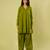 Olive green handwoven cotton co ord set