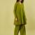Olive green handwoven cotton co ord set