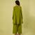 Olive green handwoven cotton co ord set