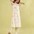 Ivory embroidered chanderi kurta set