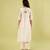 Ivory embroidered chanderi kurta set