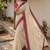 White & pink handloom mul cotton saree