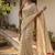 Gold & red handloom mul cotton saree