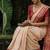 White & red mul cotton ikkat saree