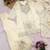 White silk blend readymade suit with real mirror & sequence work