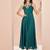 Stunning teal green hand work gown