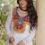 women rayon anarkali gown with kutchi gamthi embroidery & mirror work - full stitched free size
