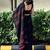 Black & red handwoven cotton saree with blouse piece