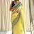Block printed mul cotton saree