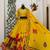 Yellow Mirror Navratri Lehenga Choli With Dupatta
