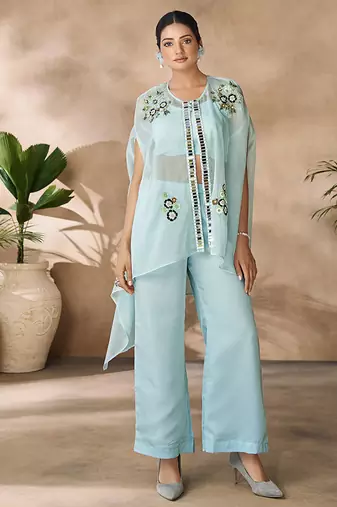Aqua elegance co-ord set