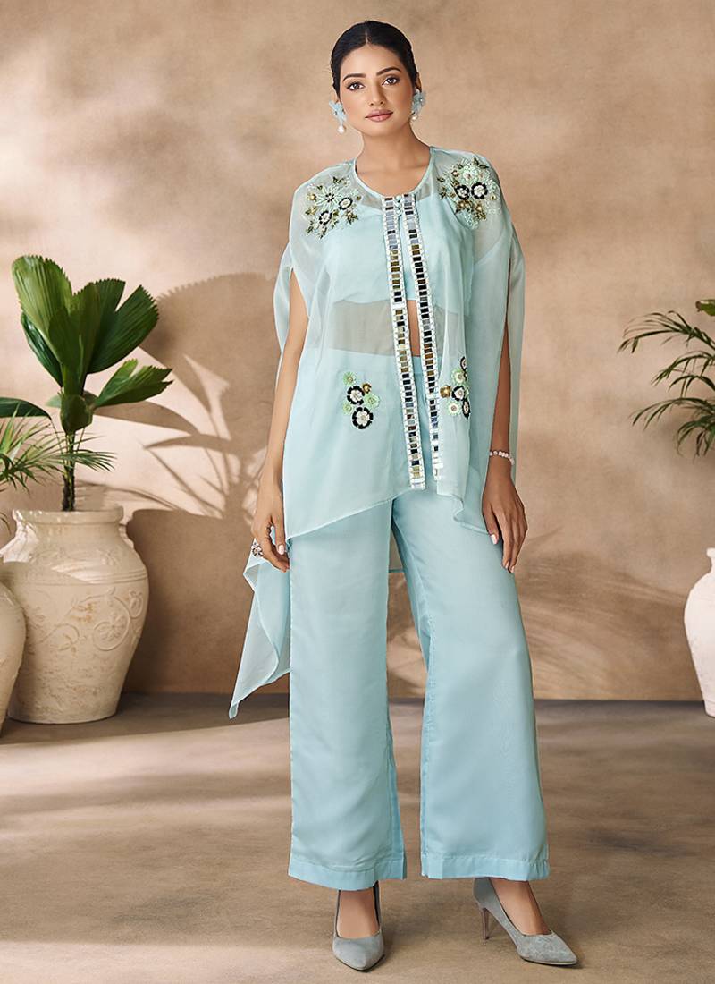 Aqua elegance co-ord set