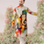 Ganesha Carnival Special Cotton Digital Printed Crochet Sequin Work Men's Kurta
