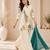 women   s festive wear shimmer silk kurti palazzo set with dupatta
