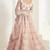 Peach Embroidered Net Stone Work Lehenga Choli - Free size