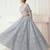 Grey Embroidered Net Stone Work Lehenga Choli - Free size