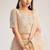 Peach Net Hand Embroidery Lehenga Choli - Free size