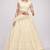 Off White Embroidered Net Thread Work Lehenga Choli - Free size