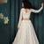 Off White Embroidered Georgette Thread Work Lehenga Choli - Free size