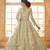 Pista Green Embroidered Net Thread Work Lehenga Choli - Free size
