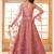 Pink Embroidered Net Thread Work Lehenga Choli - Free size