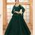Green Embroidered Net Thread Work Lehenga Choli - Free size