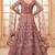 Rose Gold Embroidered Net Thread Work Lehenga Choli - Free size