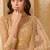 Fawn Embroidered Net Thread Work Lehenga Choli - Free size