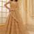 Fawn Embroidered Net Thread Work Lehenga Choli - Free size