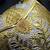 Vintage Gold & Silver Embossed Handbag, Ethnic Bridal Clutch Purse