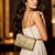 Vintage Style Dual-Tone Metal Clutch | Ornate Gold and Silver Evening Bag