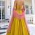 Yellow Embroidered Silk Blend Thread Work Lehenga Choli - Free size