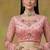 Off White Embroidered Net Thread Work Lehenga Choli - Free size