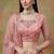 Off White Embroidered Net Thread Work Lehenga Choli - Free size