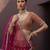 Orange Embroidered Silk Blend Zari Work Lehenga Choli - Free size