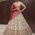 Off White Embroidered Silk Blend Zari Work Lehenga Choli - Free size