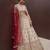 Off White Embroidered Silk Blend Zari Work Lehenga Choli - Free size