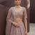 Lilac Embroidered Silk Blend Zari Work Lehenga Choli - Free size