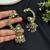Kundan Ear Cuff Earrings, Polki Ear Wrap with jhumka base, Tribal Ear Climber