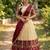 Beautiful South Indian Style Semi-Stitched Half Saree with Blouse and Dupatta for Women