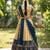 South Indian Style Half Saree with Blouse and Dupatta