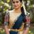 South Indian Style Half Saree with Blouse and Dupatta