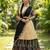South Indian Style Half Saree with Blouse and Dupatta