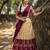 Beautiful South Indian Style Semi-Stitched Half Saree with Blouse and Dupatta for Women