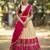 South Indian Style Half Saree with Blouse and Dupatta